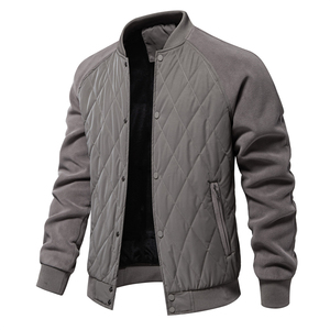 <b>Quilted</b> 100% Polyester Men’s Jackets Lightweight Insulated Winter Outdoor Jackets - Product Image 2