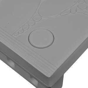 Escalón de Baño Rectangular Reversible Mediano en Plástico Gris, Equipo de Seguridad para Baño - Product Image 4