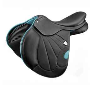 Selle d'équitation anglaise artisanale de luxe en cuir premium, légère, durable, design robuste pour le saut d'obstacles, l'entraînement et l'équitation professionnelle - Product Image 3