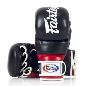 ถุงมือ MMA Fairtex คุณภาพสูง ผลิตตามสั่ง หนังวัวแท้ ปิดแบบตีนตุ๊กแก สำหรับฝึกซ้อมมวยและกราปลิง ผู้ใหญ่ ใช้ได้ทั้งชายและหญิง - Product Image 2