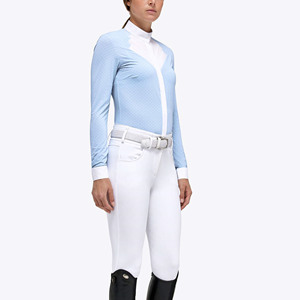 Camiseta de Equitación Elástica en 4 Direcciones de Alta Calidad, Capa Base para Competición, Camisa de Polo con Tela Técnica Suave al Tacto - Product Image 5