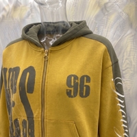 Sweat-shirt à capuche zippé SnowGrace, manches raglan, imprimé lettres, streetwear homme, vêtements d'automne