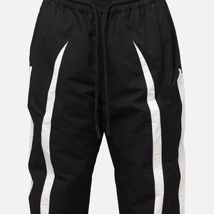 Pantalon de jogging athlétique pour hommes, pantalon de sport avec panneaux latéraux contrastés, bas de tenue de sport décontracté et léger - Product Image 2