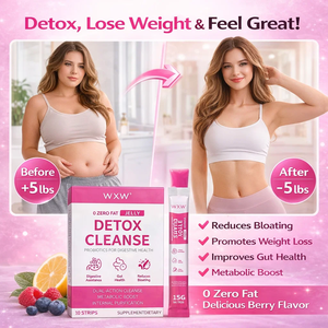 Gel Detox per la Pulizia del Colon, Supporto Digestivo, Sollievo dalla Stitichezza, Stimolazione del Metabolismo, Fibre Dietetiche, Gel Dimagrante - Product Image 1