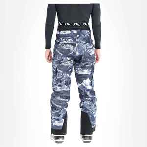 Pantalones de aventura resistentes para hombre con rodillas articuladas y ventilación estratégica para nieve profunda, pantalones de esquí y nieve con estampado. - Product Image 4