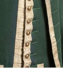 Abrigo de lana estilo francés vintage para hombre, uniforme histórico, manga larga, cierre de un solo botón, ropa de invierno para exteriores. - Product Image 6