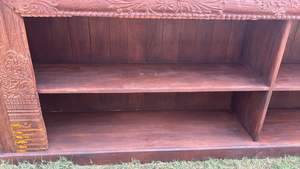 Aparador Moderno de Madera Maciza con Puertas para Comedor, Sala de Estar, Entrada, Almacenamiento, Gabinetes de Cocina - Product Image 5