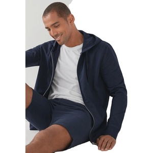 Vente en gros OEM – Personnalisation broderie et sublimation de logo – Fermeture éclair, cordon, molleton de coton épais, coupe oversize, coupe-vent hiver, écologique - Product Image 4