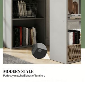 Scrivania Compatta Grigia per Ufficio Domestico e Studio, Postazione Computer - Product Image 2