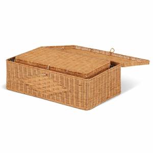 Juego de cajas apilables de ratán al precio más bajo, contenedor de almacenamiento multifuncional, cestas ecológicas. - Product Image 1