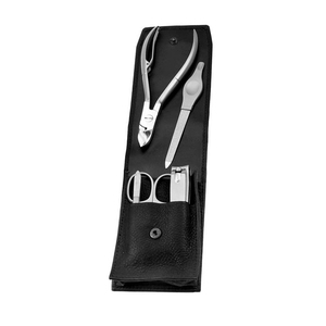 SHAVE EDGE Luxurious Carbon Steel Manicure & Pedicure Sets with Box-Professional Portable DIY <b>Nail</b> <b>Kit</b> - Product Image 1