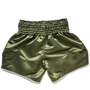 Shorts de performance pour hommes, Muay Thai, satin, taille élastique, entraînement, gym, kickboxing, légers, imprimés colorés, top Muay Thai martial - Product Image 2