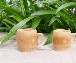 100% du Vietnam bambou naturel tasse en bambou personnalisée de haute qualité tasses en bambou personnalisées Support gravure laser personnalisée - Product Image 3