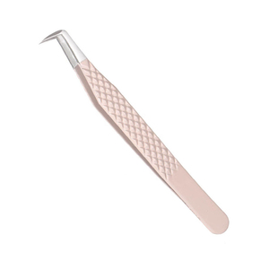 High Quality <b>Individual</b> Stainless Steel Eyelash Extensions Tweezers Silver Eyebrow Extension <b>Lash</b> with Pointed Tip - Product Image 5