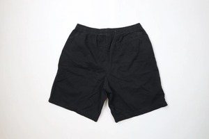 Streetwear Men Faded Blank Above Knee Shorts <b>Black</b> Cotton Soft Made Acid Wash Effect Drawstring Waist Sports Style Professional - Product Image 6