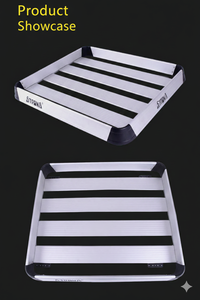 Portaequipajes de Techo de Aluminio Resistente Strona, 1200x1050x120mm - Product Image 4