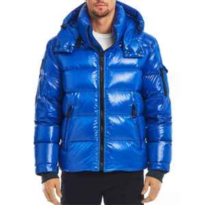 Fully Customized <b>Men's</b> <b>Waterproof</b> Canvas Puffer <b>Jackets</b> Polyester Wadding Filled <b>Winter</b> DDP Shipping - Product Image 1