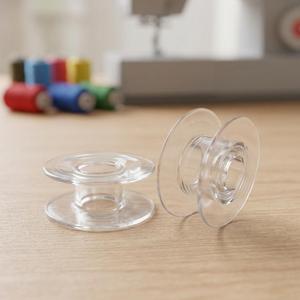 Bobina de plástico para máquina de coser AA0053 | Estuche Transparente de Plástico para Bobinas de Costura, Diseño Redondo y Simple, Accesorio para Máquina de Coser - Product Image 4