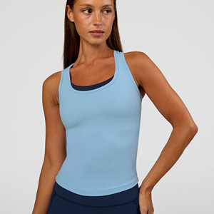 Camiseta sin mangas de verano para mujer, de alta calidad, transpirable, de secado rápido, lisa, informal, deportiva, para yoga, gimnasio, talla grande, ligera - Product Image 4