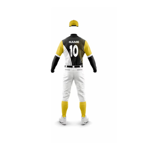 Training Baseball Uniform Men Custom Logo Jersey <b>Pants</b> Set Button <b>Down</b> OEM - Product Image 3