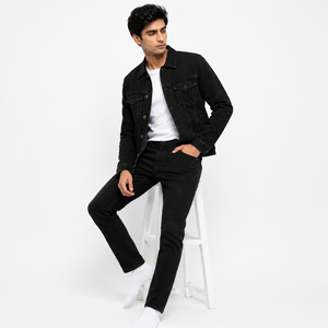 Veste en jean pour homme offrant un confort fiable, un style robuste, un tissu résistant, des détails classiques et une forme polyvalente pour un usage quotidien OEM - Product Image 5