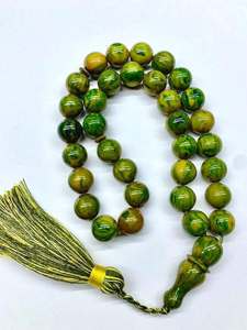 Cuentas de Resina Ámbar Zikr Hechas a Mano, Ecológicas y de Lujo - Product Image 3