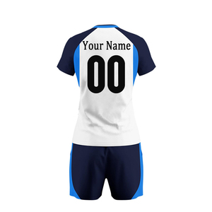 Wholesale High Quality Quick Dry Unisex Volleyball Uniform Sets Printed Breathable Custom Size 100% Polyester Custom Team - Product Image 3