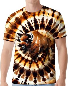 Camisetas Personalizadas con Logotipo, Venta al Por Mayor Directa de Fábrica, 100% Algodón, 180 GSM, Tie Dye, Estilo Hipster, Hip Hop, Hippies, para Hombre, 2026 - Product Image 3