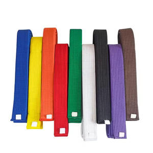 Fournisseur OEM, vente en gros de ceintures d'arts martiaux légères personnalisées brodées, karaté, taekwondo, judo - Product Image 2