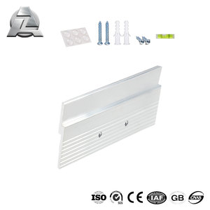 Taquet français en <span class=keywords><strong>m</strong></span>étal de 1 à 7/8 pouces de largeur Clip en Z pour cadre photo mural avec trous - Product Image 6