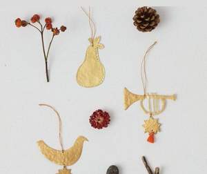 Adornos Navideños de Estrellas Brillantes, Decoraciones Colgantes en Rojo, Dorado y Plateado, de Plástico, Estilo Tradicional - Product Image 2