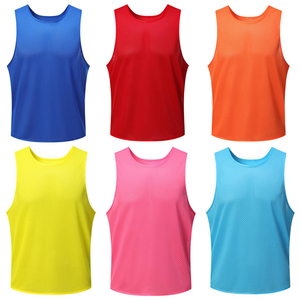 Custom Printed Soccer Scrimmage Vests Mesh Football Practice Pinnies Team <b>Training</b> <b>Bibs</b> Wholesale Tank Tops - Product Image 5