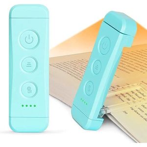 For Glocusent USB Rechargeable LED Reading <b>Light</b> Portable Clip-On <b>Book</b> <b>Light</b> with 3 Amber Colors for Bed & Reading <b>Books</b> - Product Image 1