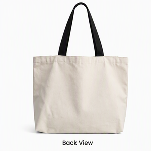 Sac fourre-tout en toile personnalisé avec logo, grand sac de shopping avec poignées et fermeture éclair pour usage quotidien, extérieur et vente au détail - Product Image 3