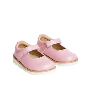 Chaussures en cuir véritable pour enfants, unisexes, bout rond, à lacets, fabricant premium, vente en gros - Product Image 1