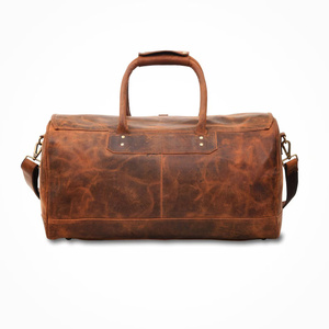 Sac de voyage et de week-end en cuir véritable pour la nuit, vente en gros, bagages et sacs de voyage - Product Image 1