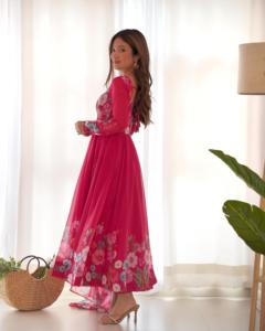 Tenues de mariée indiennes et pakistanaises les plus exportées, élégantes et tendance, costumes Salwar, tenues de soirée, exclusifs, ethniques, magnifiques pour l'hiver - Product Image 5