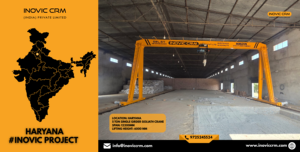 Grúa Pórtico Goliath de Servicio Pesado INOVIC CRM con Capacidad de 10 a 50 Toneladas |   Grúa Puerta de Puerta Industrial Amarilla para Elevación de Cargas Pesadas con OEM - Product Image 1