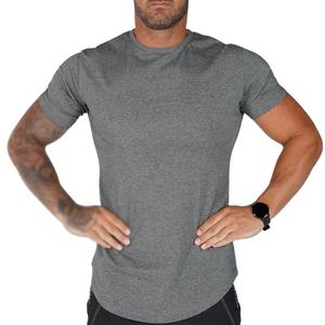 Camiseta Deportiva Personalizada para Hombre, 100% Algodón, Tejido Transpirable de Secado Rápido, Informal, para Gimnasio, Entrenamiento, Fisicoculturismo, Manga Corta, Estampada, Verano - Product Image 1
