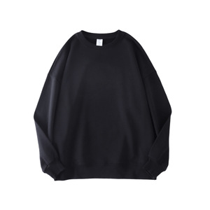 เสื้อสเวตเชิ้ตโอเวอร์ไซส์ คอกลม ผ้าฝ้ายฟลีซ 100% ผลิตตามสั่ง (OEM) เป็นมิตรกับสิ่งแวดล้อม กันลม สไตล์สตรีทแวร์ ยูนิเซ็กส์ แบรนด์ส่วนตัว สำหรับยุโรป - Product Image 1