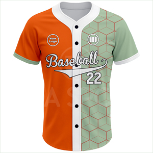 Private Label 100% Polyester <b>Baseball</b> Jersey Uniform <b>Set</b> Summer Low MOQ Fast Delivery Breathable Team Sportswear Manufacturer - Product Image 2