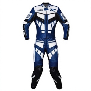Unisex Ramaha Made to Measure Racing Jumpsuit/Traje Cowhide/Kangaroo Leather Track Racing Suit With Hump CE <b>Protectors</b> - Product Image 1