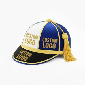 Casquettes d'honneur de rugby personnalisées, brodées, pour présentation d'équipe, vente en gros, casquette d'honneur de club brodée en polyester/coton de qualité supérieure - Product Image 1