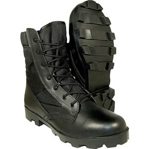 SUPER FORCE Outdoor Climbing Defense Tactical <b>Boots</b> <b>Men's</b> Waterproof Anti-Slip Wear-Resistant Leather <b>Zip</b> & Lace-Up BT-SW-01 - Product Image 1