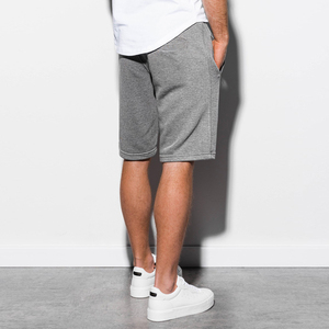 Casual Streetwear Sweat Shorts 360 Grams Woolen Breathable Windproof Knee Length <b>Drawstring</b> Closure Lightweight Soft Relaxed Fit - Product Image 2