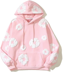 Sweat à capuche graphique toile d'araignée Y2K unisexe, coupe oversize, style streetwear vintage gothique, en molleton, impression personnalisée Haus Industries - Product Image 4