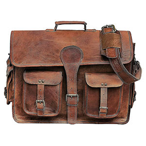 Sac pour ordinateur portable en cuir unisexe léger et durable, à faible MOQ, tendance et en promotion - Product Image 1