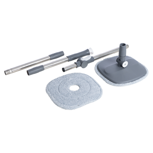 Hokori 9561 360 °   Ensemble de serpillères rotatives carrées avec essoreuse centrifuge automatique - Product Image 1