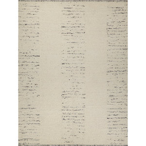 Magníficos Alfombras de Lana y Seda Entropy Ivory Hechas a Mano, de Algodón Orgánico, Diseño Abstracto Tipo Rompecabezas, para Pasillo, Sala de Estar y Hogar - Product Image 5