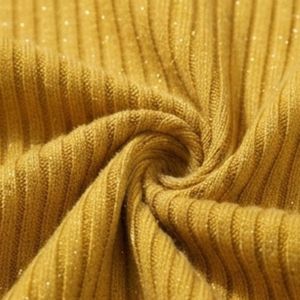 Women's Gold Sweater <b>Dress</b> Elegant Knitted Long Sleeve Pullover <b>Dress</b> Comfortable Casual Winter Fashion Outfit Custom Wholesale - Product Image 6